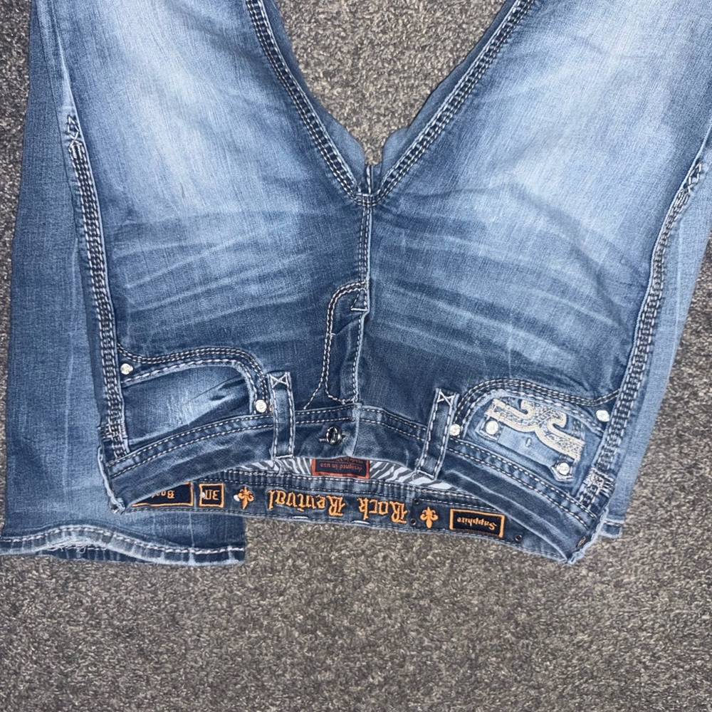 Rock Revival Light Blue Boot Cut Jeans
